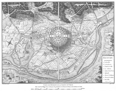 Královský solivar Arc-et-Senans - Situace