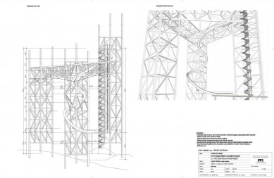 Stezka v oblacích - Detail tobogánu - foto: Fránek Architects