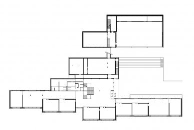 Nová střední škola v Doren - Půdorys - foto: Fink Thurnher Architekten