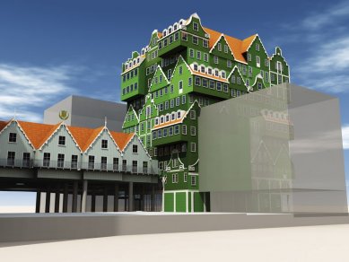 Inntel Hotels Amsterdam-Zaandam  - Vizualizace - foto: WAM architecten