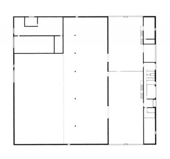 Truhlárna a elektrárna na biomasu Mehrerau - Půdorys přízemí - foto: cukrowicz.nachbaur architekten