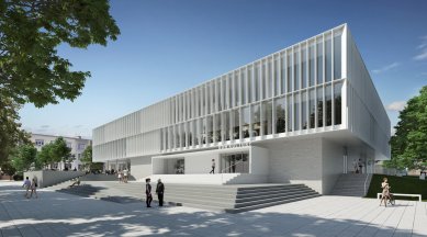 Návrh prestavby kultúrneho domu Družba v Leviciach