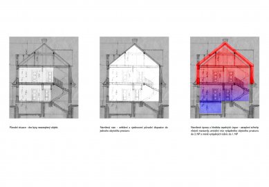 Rodinný dům v Českém Krumlově - Koncept - foto: Pavlíček + Hulín architekti