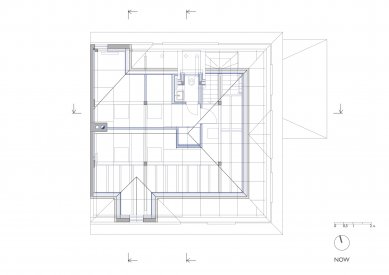 Rodinný dům v Českém Krumlově - 3NP - návrh - foto: Pavlíček + Hulín architekti