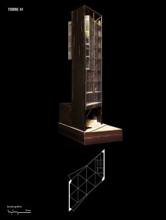 Tower 41 - Fotografie modelu - foto: Taller de Arquitectura X