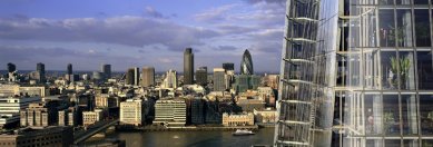London Bridge Tower - Pohled na City z horních kancelářských pater. - foto: © Hayes Davidson and John Maclean
