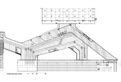 BMW Plant, Central Building - Půdorys 2.NP - foto: © Zaha Hadid Architects, London