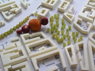Projekt opery v Linci  - Ovocnězeleninový model - foto: © Projektil architekti