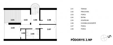 Rodinný dům v Černošicích - Patro - foto: OK PLAN architekt